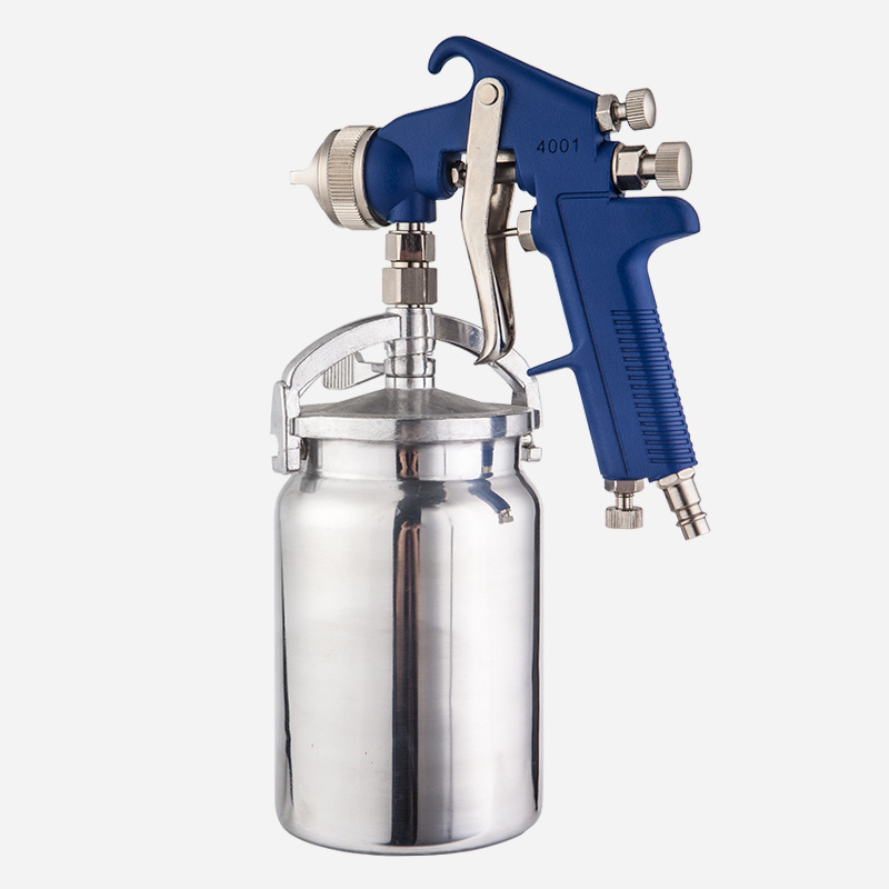Transfronteriza RF4001S personalizada pistola de pulverización de automóviles 1.8 / 2.0mm neumática de alta atomización de chapa de metal bajo la olla pistola de pulverización de imprimación