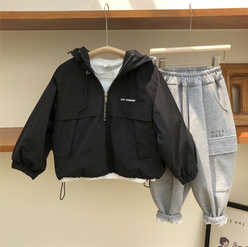  Autumn New Children's Outdoor Camping Raincoat for Boys and Girls Outdoor Windbreaker
