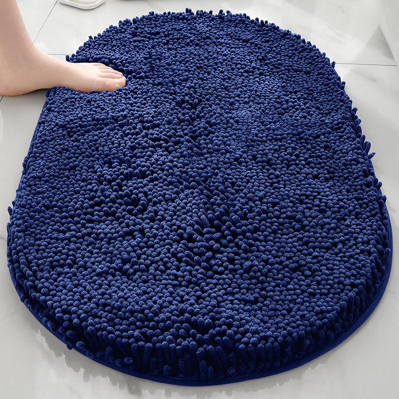 TEMU venta caliente esterillas de piso de cheneil de espesamiento alfombra de absorción de agua fuerte alfombra de puerta antideslizante inodoro alfombra de cama cama image 19