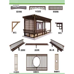 ➺ Yousen Grape Rack Antiseptic Pavilion Outdoor Courtyard Garden Gallery Climbing Pergola Assembly Beautiful Country Garden Design