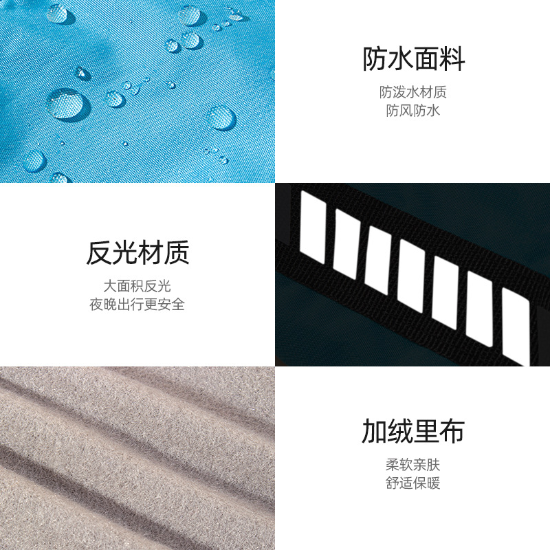 Chaqueta para mascotas nuevo otoño e invierno cálido reflectante ropa para perros pequeños y medianos engrosada perro impermeable ropa de algodón acolchado ropa para mascotas