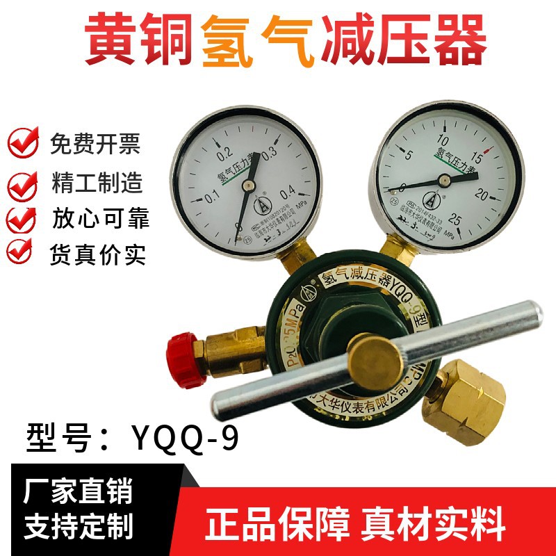 勇超牌氢气减压器/氢气减压阀YQQ-9临海市大华仪表有限公司制造