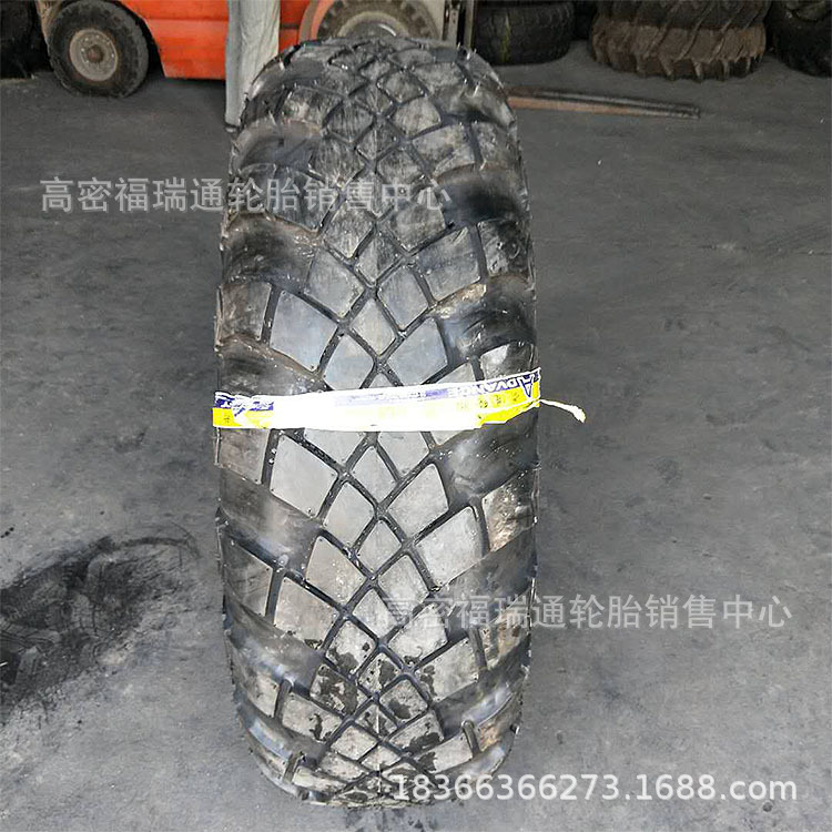 前进15.5-20重型越野车E-2花纹轮胎15.5-20斜交充气轮胎可带内垫
