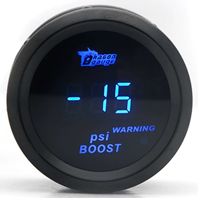Cross-Border Hot-Selling 52mm Car Modification Digital automobile instrument - boost-gauge-psi