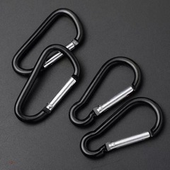 Factory direct sales of high-quality gourd-shaped aluminum alloy carabiners, outdoor hanging buckles, earphone shell buckles, D-shaped wallet buckles