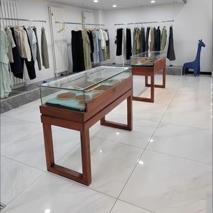 Vintage Glass Display Cabinet Jewelry Glass Cabinet Porcelain Cultural Play Display Cabinet Model Sample Exhibition Cultural Relics