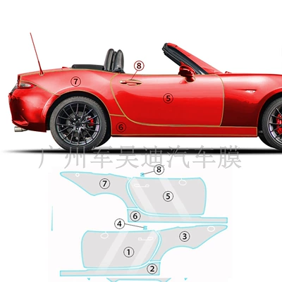 Pre-Cut TPU Invisible — Mazda Car paint protective film