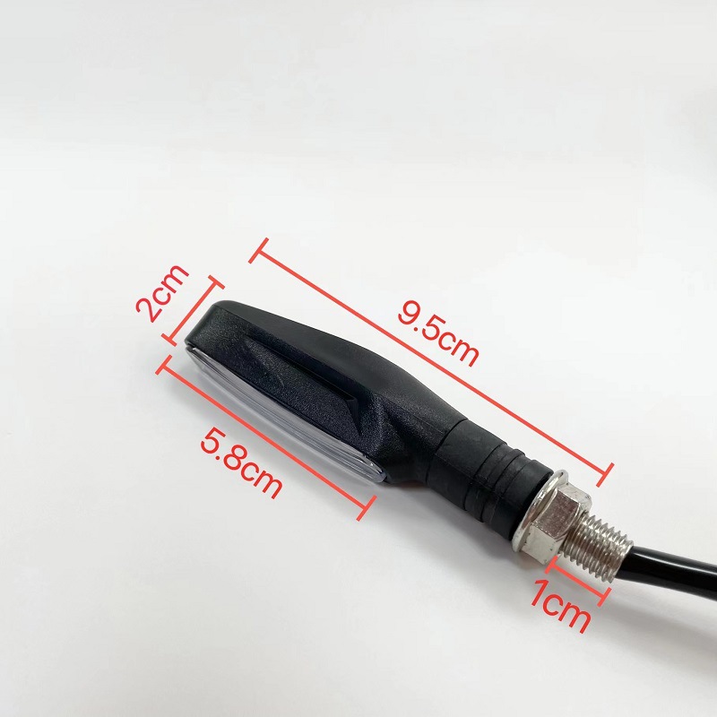 12LED一字条形摩托车流水转向灯