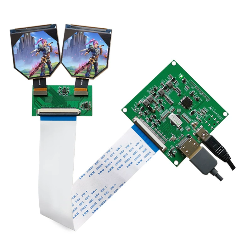 Двойной 2,1-дюймовый TFT LCD экран 1600×1600 для Raspberry Pi, MIPI, плата управления/решение