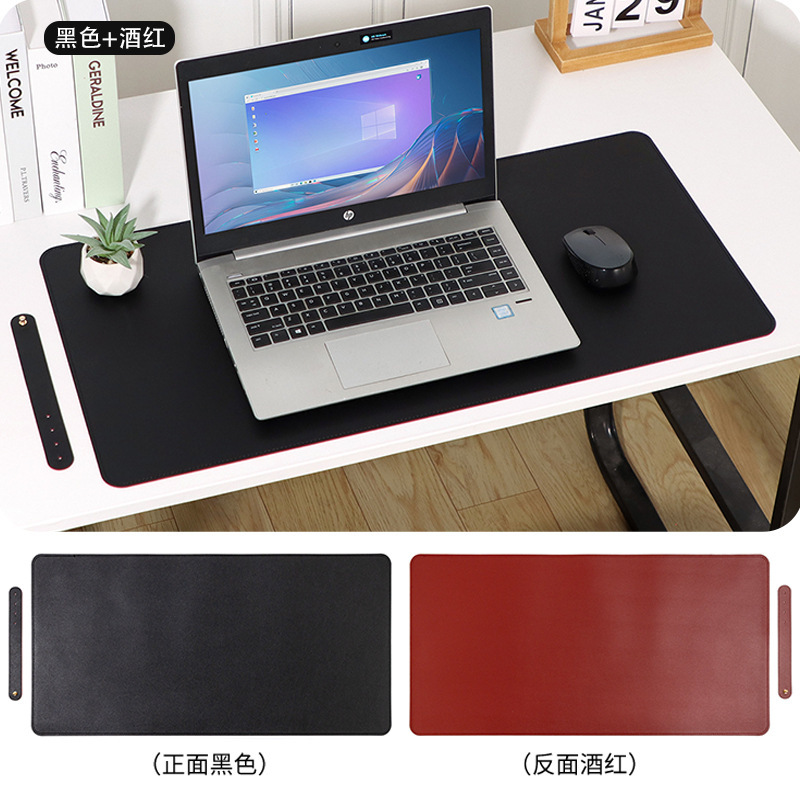 マウスパッド超巨大耐汚れ両面革防水清潔デスクマットゲームキーボードパッドパソコン事務机マット|undefined