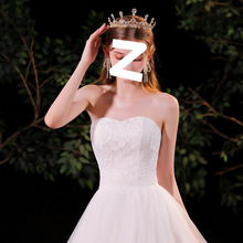 婚纱礼服2025新娘结婚抹胸蕾丝简约公主森系气质超仙奢华显瘦齐地