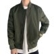Air Force pilot jacket men's spring and autumn new pure color Army Green casual baseball top clothes coat fashion brand