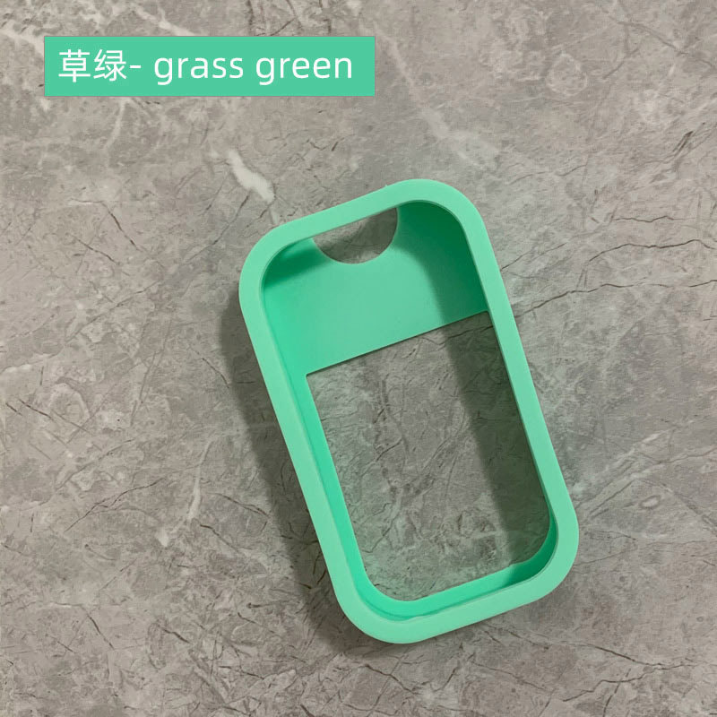 Pulverizador de tarjeta de silicona caso 45ml 50ml de Apple botella de color de silicona caso llavero sub-botella funda protectora