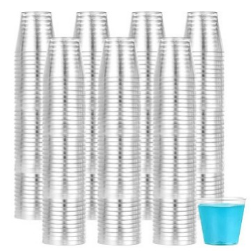 1盎司杯30ml一次性试饮杯品尝杯试吃杯一口杯高透明度PS塑料杯