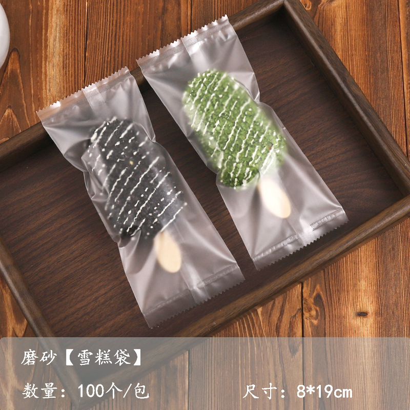 Bolsa de embalaje de paletas de hielo Bolsa de embalaje de helado grueso Bolsa de helado Helado varilla de madera Máquina de sellado Bolsa de plástico transparente