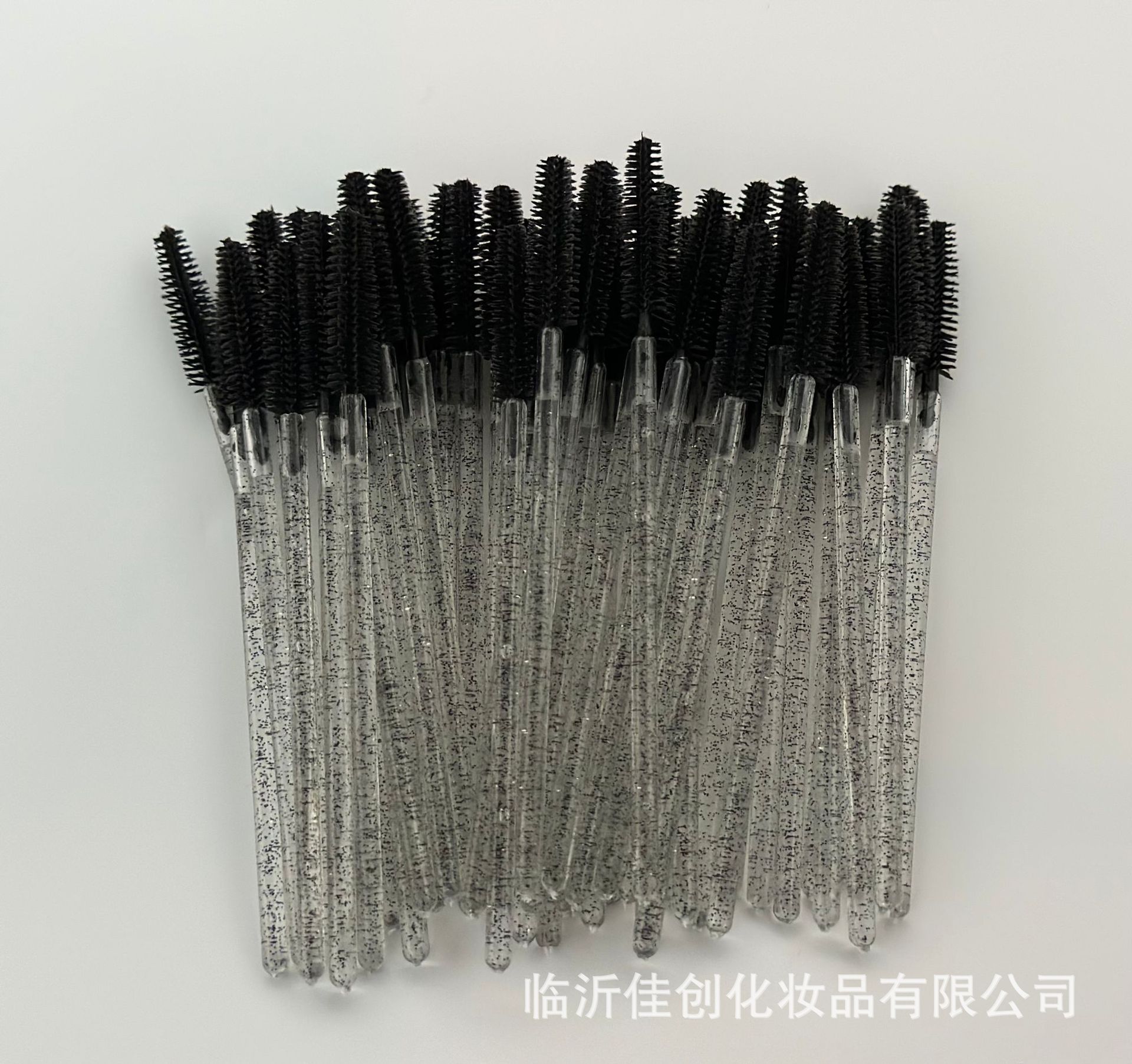 Transfronterizo mayorista cepillo de pestañas de silicona barra de cristal belleza herramientas de belleza de pestañas de silicona cabeza cepillo de maquillaje de pestañas