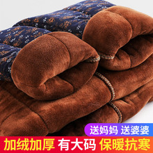 厂家直销女秋冬款驼绒速暖打底裤加绒加厚发热双面磨毛宽松保暖裤