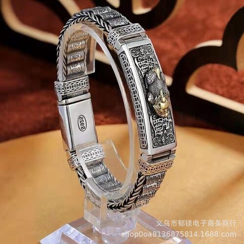 National trend new product Pixiu Lutong bracelet bracelet men's transfer beads ins trend factory wholesale