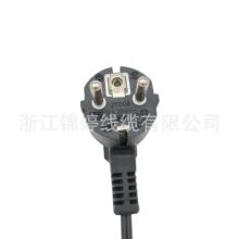 厂家直供欧标电源线 H03VV-F/H05VV-F 2/3/4 芯 欧式插头电源线