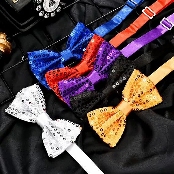 Bow tie, Christmas nail sequins, halloween