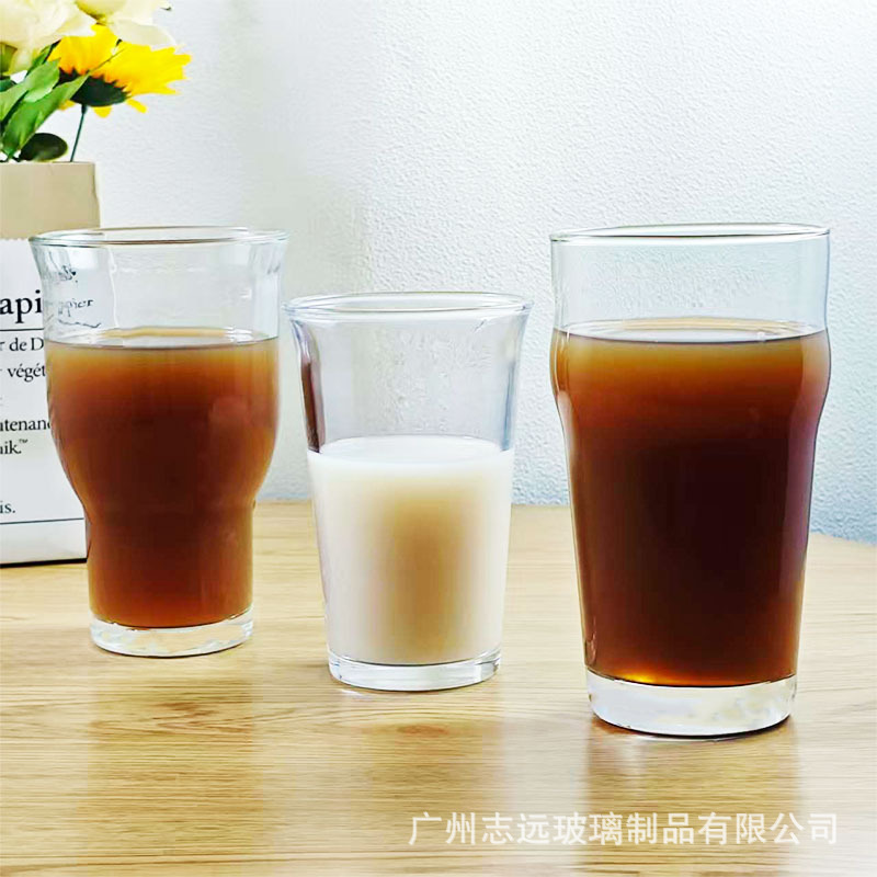 대용량 유리 컵 고급 양조 맥주 컵 밀 밀짚 맥주 컵 바 가정용 대형 인터넷 연예인 주스 컵 상업