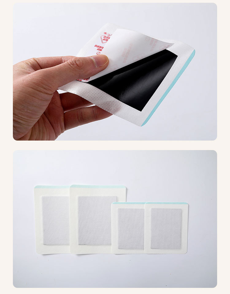 Bainian Huoshen Far Infrared Pain Relief Patch for Joint Discomfort 2 Patches Per Box in use