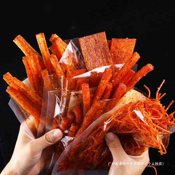 Spicy snacks Internet celebrity spicy strips hot spicy slices spicy…