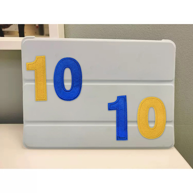 字母数字手缝刺绣布贴logo刺绣diy装饰衣服包包补丁补漏装饰布贴