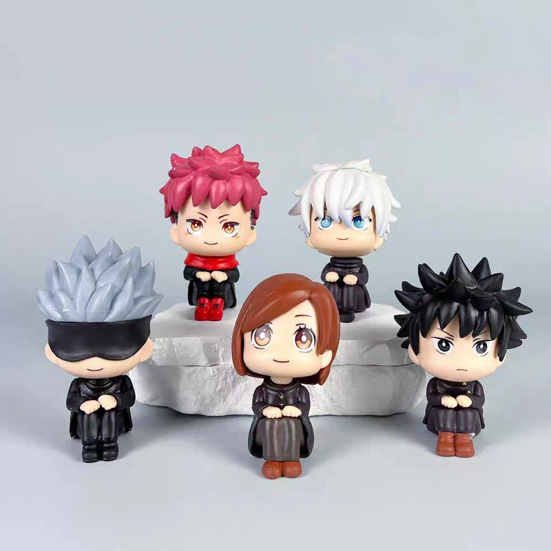 Фигурки Jujutsu Kaisen Q-версия: Годзё Итадори Фушигуро Кугисаки