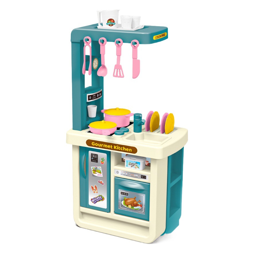 Juego de niños casa cocina juguete combinación traje bebé Cocina 3-6 años de edad simulación cocina utensilios de cocina juguetes para niñas