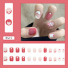 Fake nails, summer removable nail stickers for nails for manicure, ready-made product, wholesale