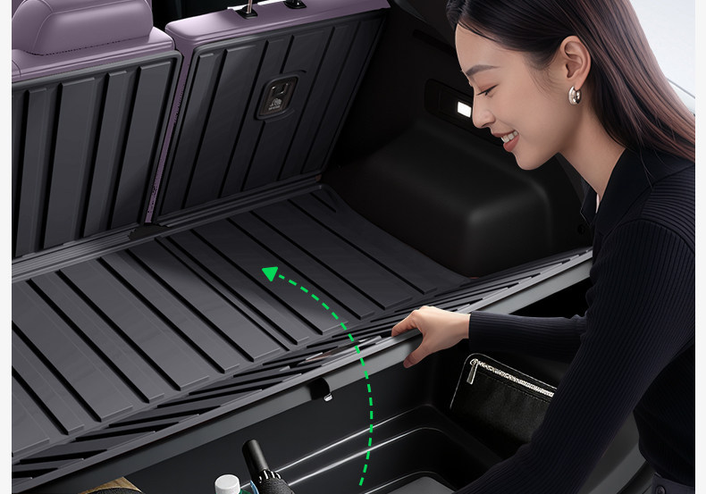 Suitable for Xpeng MONA L03 trunk mat TPE26 model integrated trunk mat modification accessories and foot mat supplies
