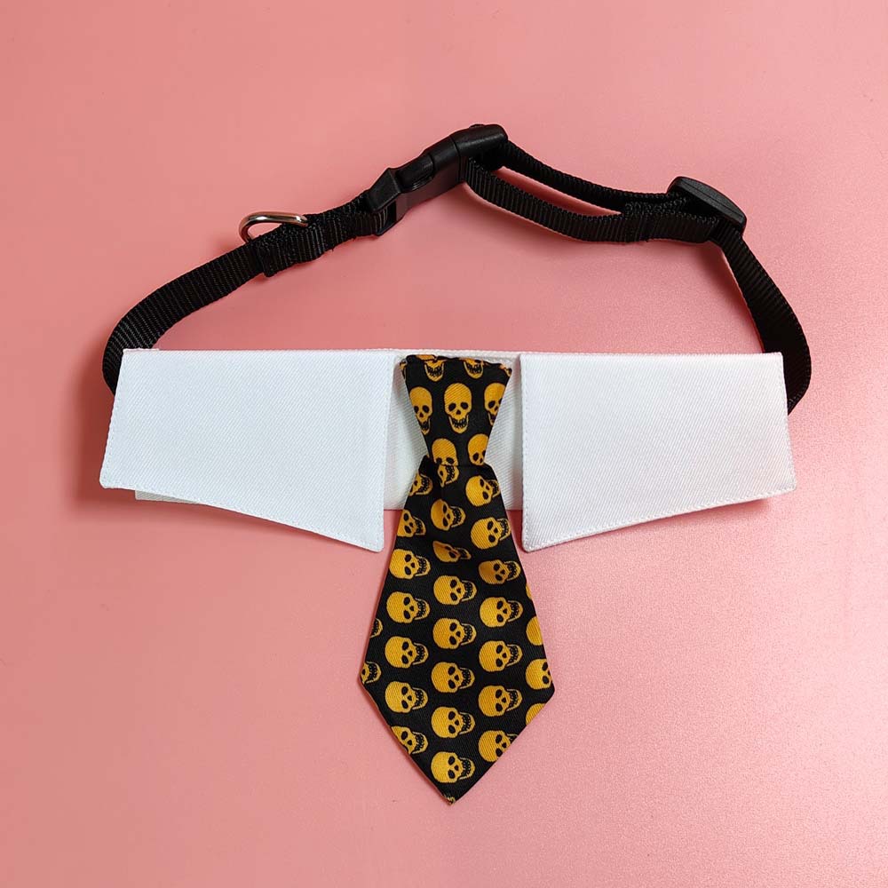 Tanpopo transfronterizo perro guapo estilo británico Halloween PET tie ropa perro corbata accesorios al por mayor