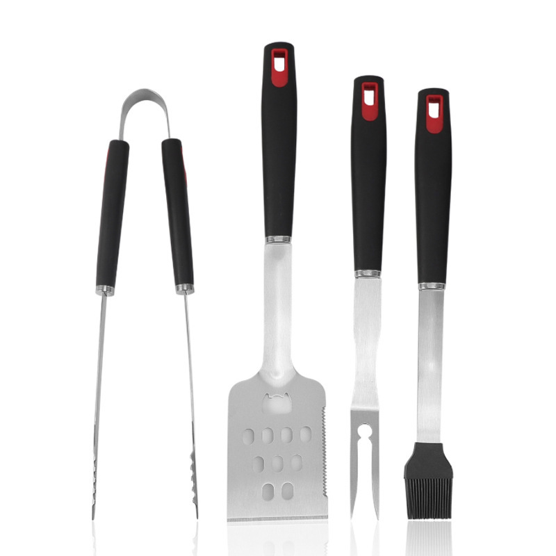 アマゾンステンレス製バーベキューツールbbqアウトドア多目的シャベルスイープクリッパーグリル家庭用コンビネーションバーベキューセット|undefined