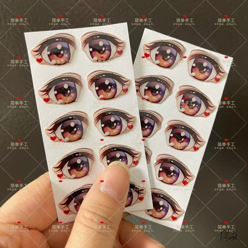 Хрустальные повязки на глаза, аксессуары, тканевые аксессуары для ручного счета, хрустальные повязки на глаза ручной работы, кукла, игрушка, мультяшные глаза