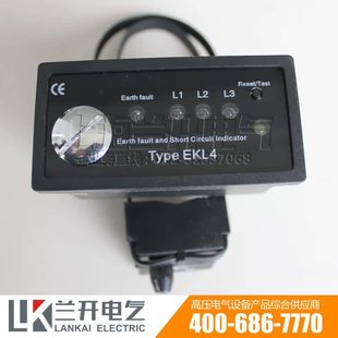EKL-4 panel fault indicator, red and green fault indicator, ground short circuit fault detector
