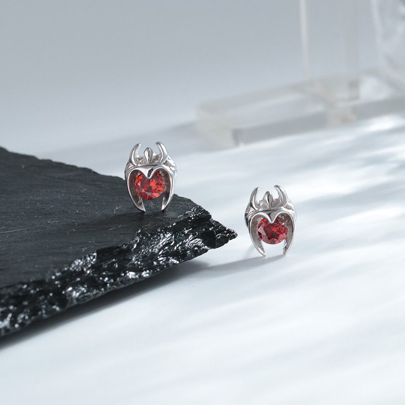 Minimalist Stud Earrings For Men Stainless Steel Punk Style_voghion.com