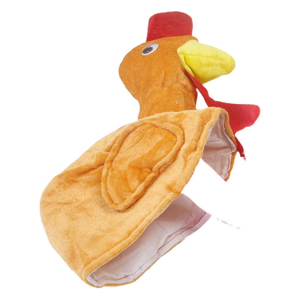 Acción de Gracias Turquía sombrero forma Halloween cabeza de la pierna de pollo hebilla tocado danza rendimiento creativo Turquía sombrero decoraciones
