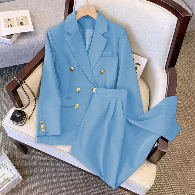 2026 Autumn New Large Size Fashionable and Elegant Loose High-End Suit Set Age-Reducing Blazer for Women