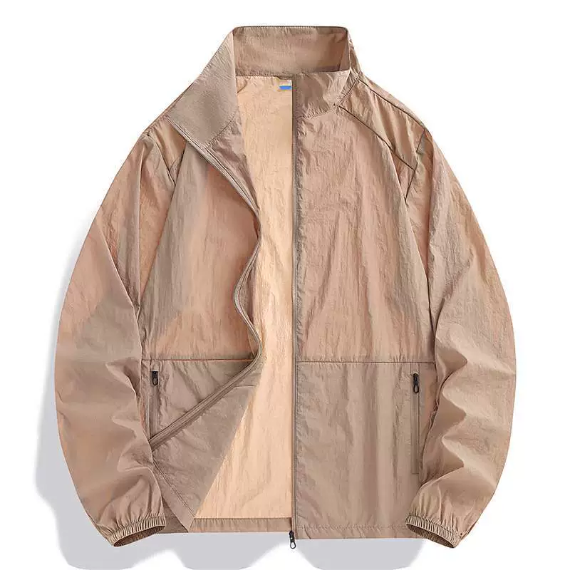 Wiletu Wiletu Stall Spot 2025, летняя тонкая солнцезащитная одежда с воротником-стойкой, мужская кожаная одежда, высококачественная защита