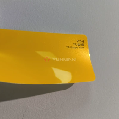 ultra-bright metallic series, glossy color | Auto Color Change Film - tpu-maple-leaf-yellow-15215m