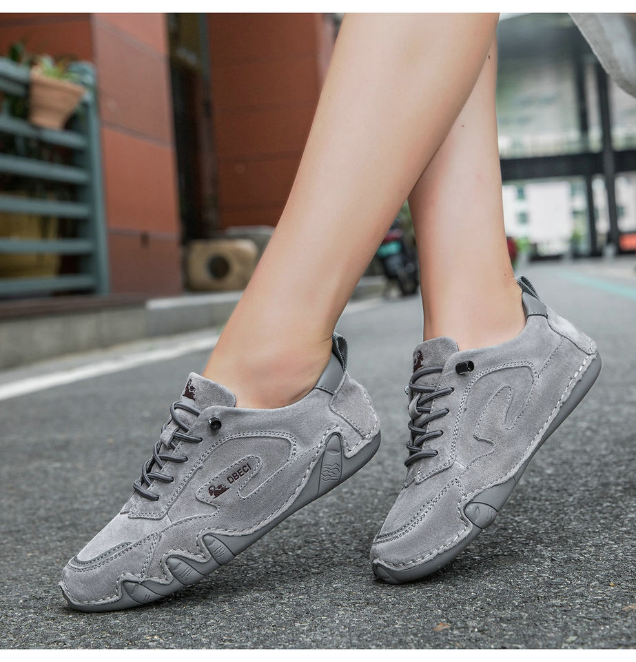 Giày thể thao unisex da thật cỡ lớn, đế bằng, phong cách ngoài trời năng động — 661-3 màu cát, 661-3 màu hồng, 661-3 màu nâu, 661-3 màu trắng chi tiết 16