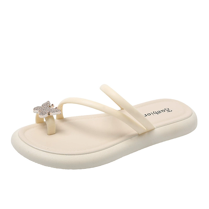 Женские слайд-сланцы, декоративный бант, повседневные шлепанцы на slip-on, размеры 36–41