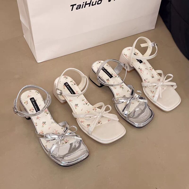 French-Style Roman Open-Toe High-Heeled Shoes for Women, 2025 Summer New Versatile Fashion Stunning One-Strap Sandals for Women French-Style Roman Open-Toe High-Heeled Shoes for Women, 2025 Summer New Versatile Fashion Stunning One-Strap Sandals for Women