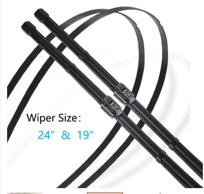 Suitable for Mercedes-Benz A- Class W176 A160 A180 A200 A45 2016-2018 car front wiper blade (Wiper) - mercedes-benz-a-class-w176-24inch-19inch