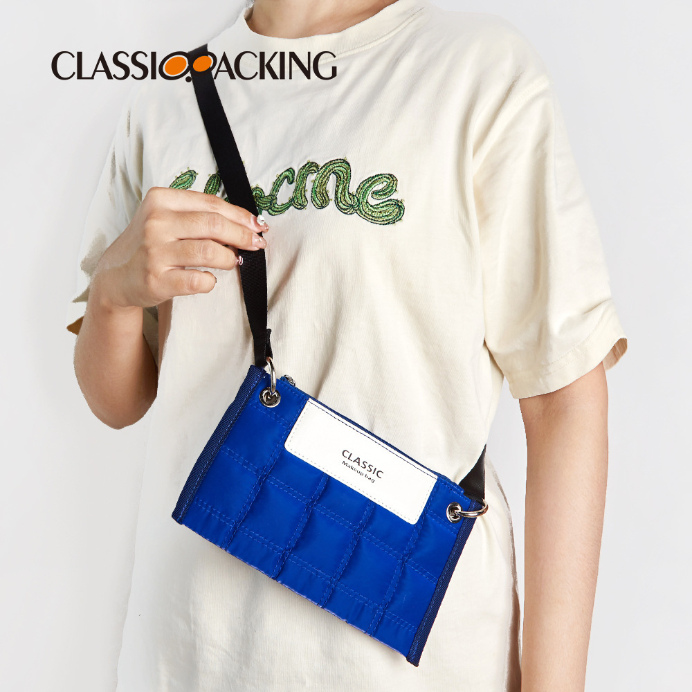 Bolsos de hombro oblicuo al por mayor de fábrica, celebridades de Internet ins, hombres y mujeres, la misma tendencia, leucorrea más bolsa de mensajero de algodón, se puede imprimir con logotipo