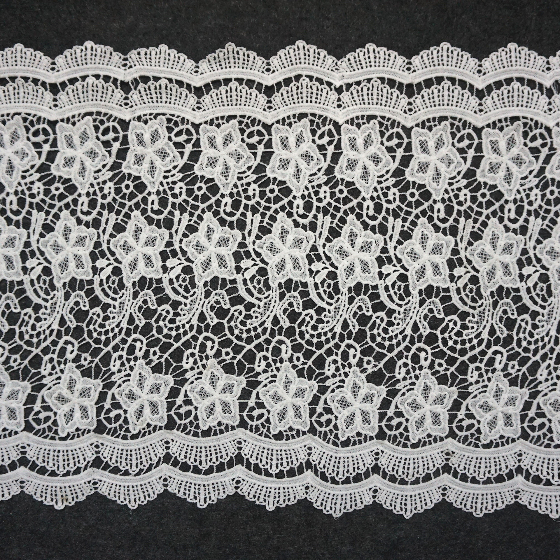 45cm刺绣工艺lace fabric水溶镂空辅料家居软饰女装水溶刺绣花边