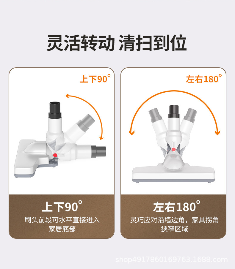 Car Vacuum Cleaner Wireless Household Handheld Vacuum Cleaner Portable Super Suction High Power Pet Hair Suction