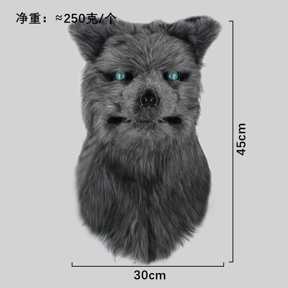 Puede abrir la boca, divertida serie de sombreros de animales, mascarada, máscara de mordida de boca, accesorios de actuación de fiesta de Halloween