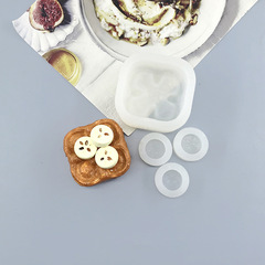 Banana-shaped soft and squishy mold—handmade, realistic imitation food-grade silicone mold for mousse, candies, and general food use.